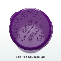 Purple 30 Dram Pop Top Containers 160 Pcs – Squeeze-to-Open PP Plastic Storage Tubes | 70mm x 47mm