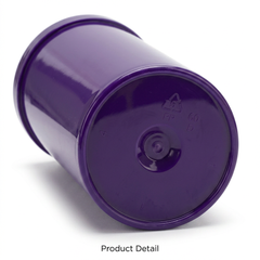Purple 60 Dram Pop Top Containers – Squeeze Top PP Plastic Storage Tubes | 13.5cm x 4.5cm | 75 Pack