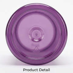 Transparent Purple 30 Dram Pop Top Containers 160 Pcs – Squeeze-to-Open PP Plastic Storage Tubes | 70mm x 47mm
