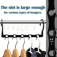 Zaam Magic Hangers - Closet Space Saver Organizer (Set of 10) | Heavy Duty Sturdy Hooks