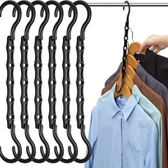 Zaam Magic Hangers - Closet Space Saver Organizer (Set of 10) | Heavy Duty Sturdy Hooks