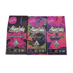 Alien Labs Empty Vape Carts – 2 Gram (0.0700 oz) | 100% Live Resin | Orange, Pink & Purple | Bulk Available