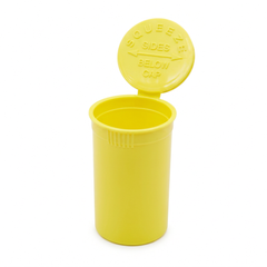 Lemon 19 Dram Pop Top Containers 225 Pcs – Squeeze-to-Open PP Plastic Storage Tubes | 7cm x 3.8cm