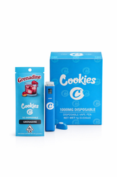 Premium Cookies 1G Empty Carts with Multiple Flavor Packagings | 10 Flavors