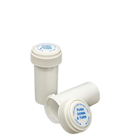 20 DRAM Kush N Turn reverse cap bottles Pop Tops, Twist Cap Bottles Container Vials RX