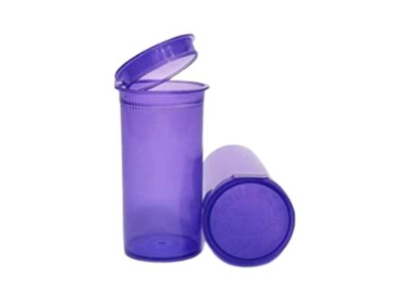 225 x 19 Drams Pop Top Containers vials, Herbs & Medicine Container, Squeeze Drams Many Color Full Box By Zaam Products