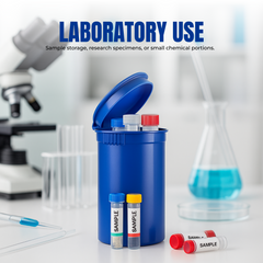 Premium 13 Dram Pop Top Containers – Airtight, Smell-Proof & Child-Resistant Vials for Herbs, Pills & Small Items | New Colors | 50 or 100 Pack