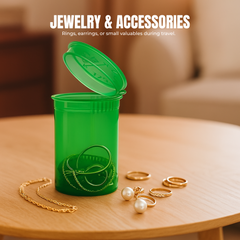 Premium 13 Dram Pop Top Containers – Airtight, Smell-Proof & Child-Resistant Vials for Herbs, Pills & Small Items | New Colors | 50 or 100 Pack