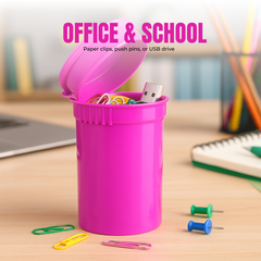 Premium 13 Dram Pop Top Containers – Airtight, Smell-Proof & Child-Resistant Vials for Herbs, Pills & Small Items | New Colors | 50 or 100 Pack