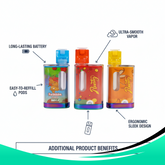 Runtz 2G Premium Liquid Diamonds Empty Vape Carts– New Flavors & Luxury Packaging