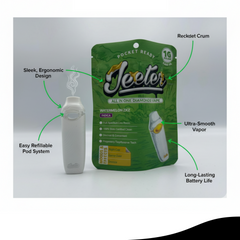 JEETER 1G Premium All-in-One Diamonds Vape – A DreamFields Brand | Lab Tested & Certified Clean