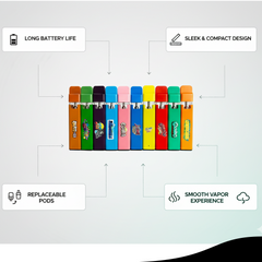 E-cigarettes Jungle Boys Up In Space 1.0ml Vape Pens 380mah Rechargeable Battery Empty Vaporizer With Exquisite Packaging | Pack of 10