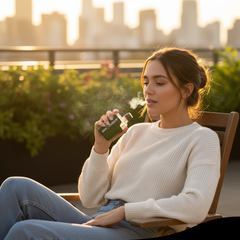 Raw Garden Sprout 1ml Empty Cartridge – Premium Reusable Vaporizer with Anti-Clog Design, Preheat, and USB-C Charging