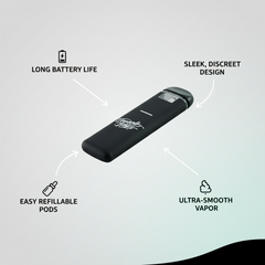 New Jungle Boys Rechargeable Pens E Cigarettes Vape Cartridges Packaging 1.0ml Ceramic Coil 280mah | Pack Of 10 | Refillable