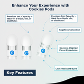 Cookies Pod (Empty) – 15g Premium Vape Pod | Magnetic Connection | Sleek & Portable | Cookies-Inspired Design