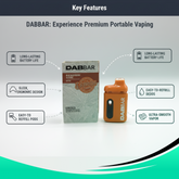 DAB BAR | DABWOODS CLASSICS – Premium 2G Empty Carts with Smart LCD & Multi-Mode Technology