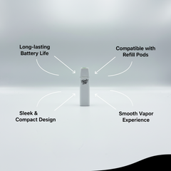New Jungle Boys in White Vaporizer 1g | Live Resin | Pack of 10 | Empty