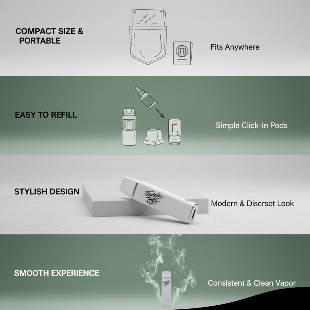 Jungle Boys in White Vaporizer