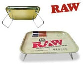 RAW Lap Tray by MakBros – 1970’s Style Extra-Large Metal Tray with Folding Legs
