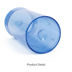 Transparent-Blue 19 Dram Pop Top Containers 225 Pcs – Squeeze-to-Open PP Plastic Storage Tubes | 7cm x 3.8cm