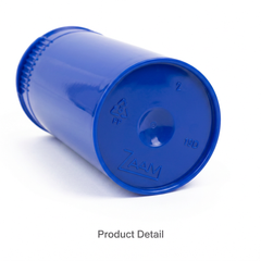 Blue 19 Dram Pop Top Containers – Squeeze-to-Open PP Plastic Storage Tubes | 7cm x 4cm