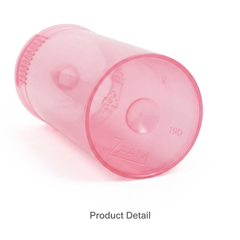 Transparent-Pink 19 Dram Pop Top Containers 225 Pcs – Squeeze-to-Open PP Plastic Storage Tubes | 7cm x 3.8cm