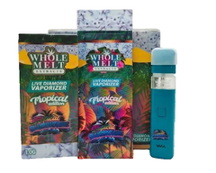 WHOLEMELT EXTRACT Tropical Edition V6 – 1G Reusable & Refillable Empty Carts | Multiple Flavors, Multiple Packaging Available