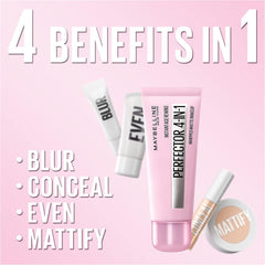 Maybelline Instant Age Rewind Instant Perfector 4-in-1 – Blur, Conceal, Even Skin & Mattify (Medium) 30ml