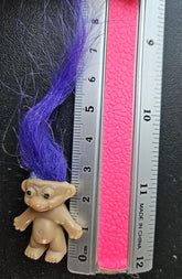 Fat-catz-copy-catz 5x Mini Trolls Figure Dolls – Vintage Style Collectible Toys, Party Favors & Cake Toppers (2cm Tall)