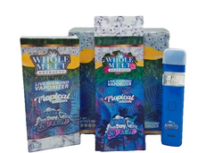 WHOLEMELT EXTRACT Tropical Edition V6 – 1G Reusable & Refillable Empty Carts | Multiple Flavors, Multiple Packaging Available