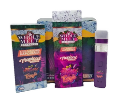 WHOLEMELT EXTRACT Tropical Edition V6 – 1G Reusable & Refillable Empty Carts | Multiple Flavors, Multiple Packaging Available