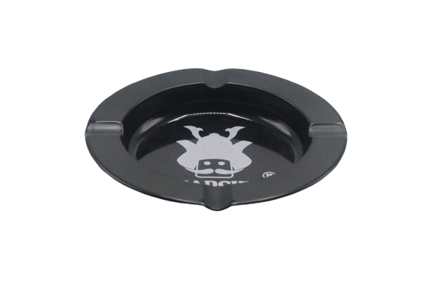 Premium Glass & Metal Round Mini Tray