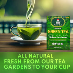 Kabul Chai: 100% Green Tea - No Sugar, No Calories | Certified | Halal | 500g | 200g Loose Tea