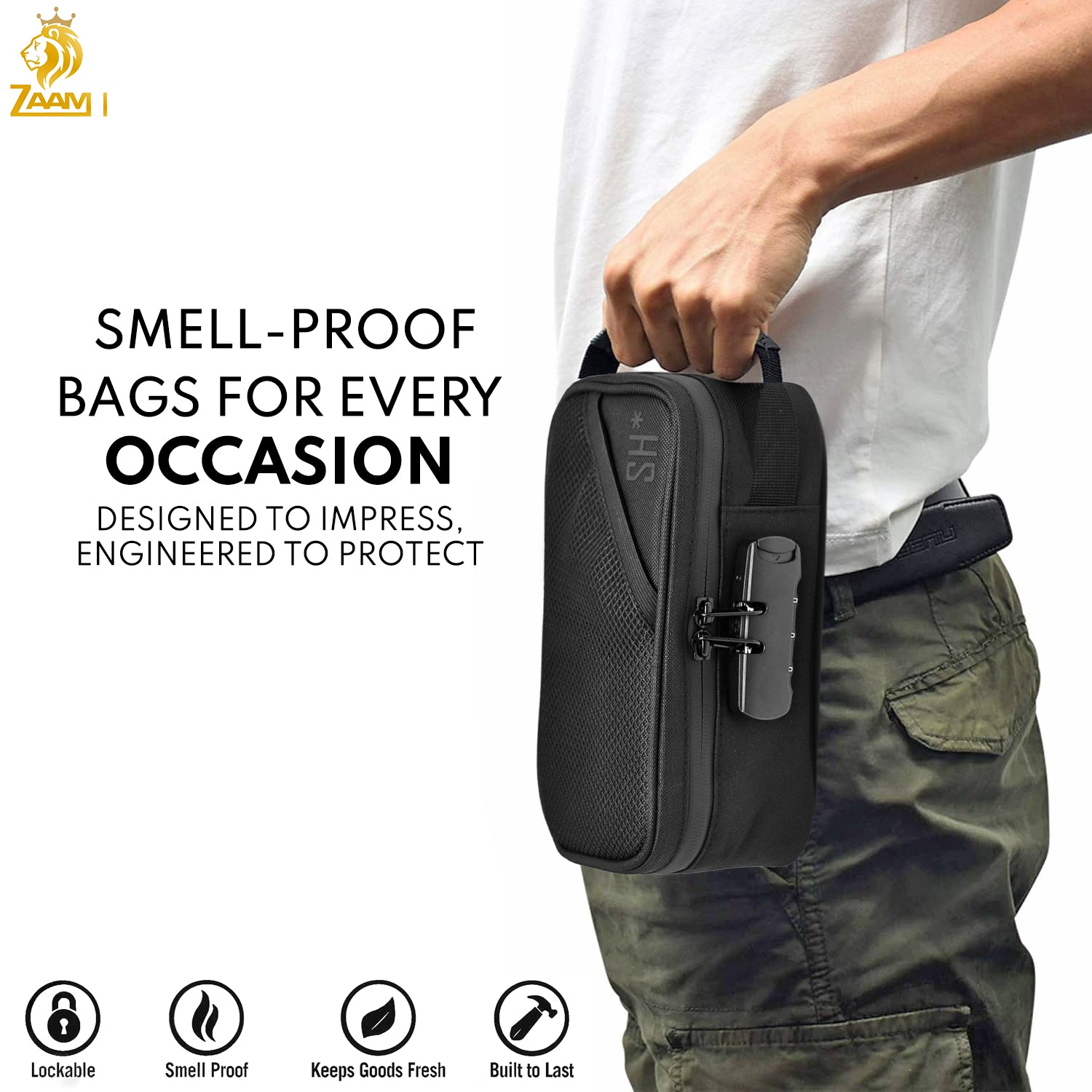 Storage Bag | Secure Storage | Heavy Duty Child Proof | Combo Lock to Prevent Unwanted Acces