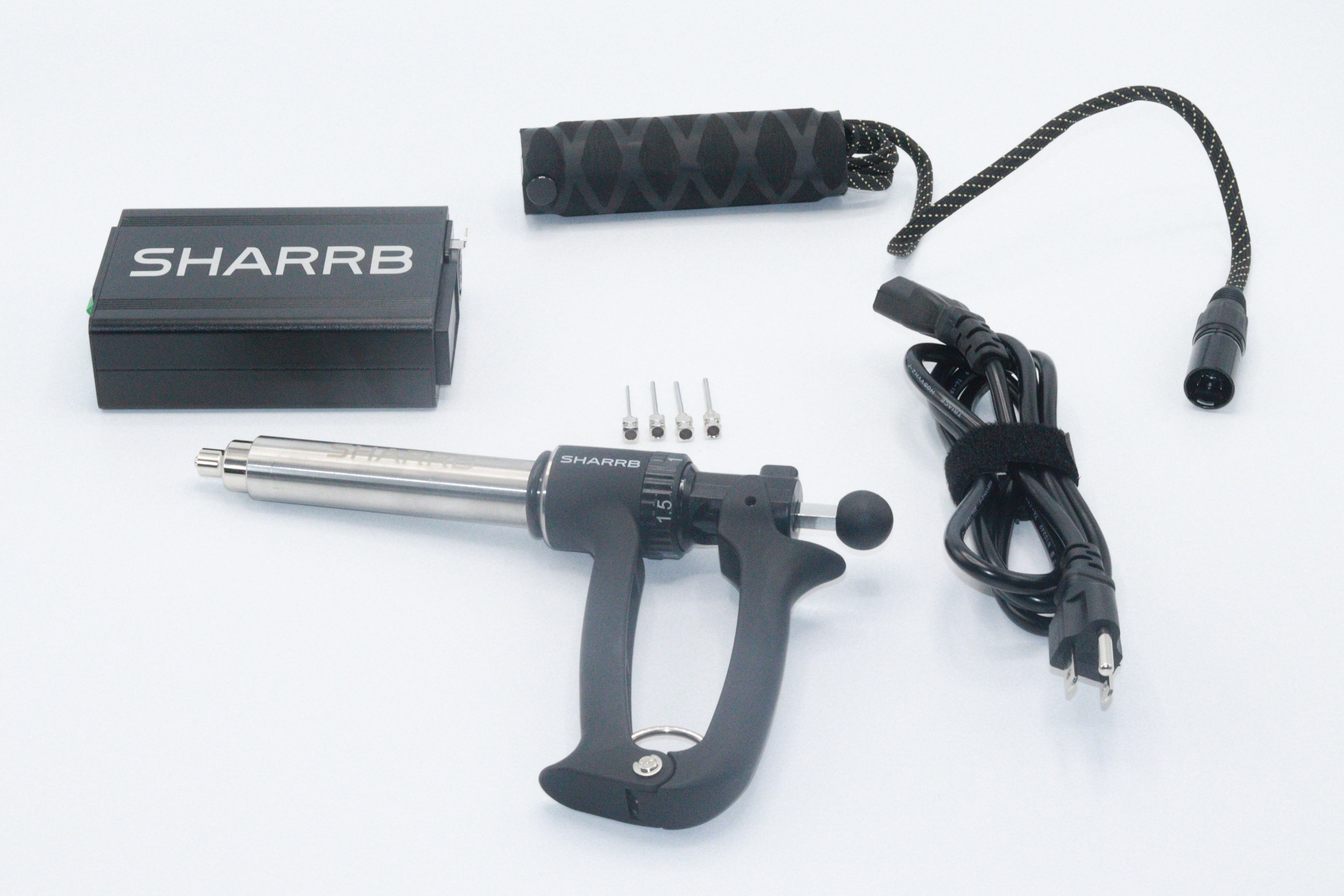 Sharrb Steel Cartridge Filler Gun Standard 25 mL Tube | Shoots from 0.5 - 2.5 mL Increments| shoots in 0.8ml |   Vape Cartridge Filling Gun | Tube 50 mL | Shoots from 1.0 - 5.0 mL