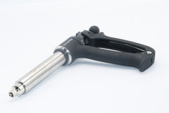 Sharrb Steel Cartridge Filler Gun Standard 25 mL Tube | Shoots from 0.5 - 2.5 mL Increments| shoots in 0.8ml |   Vape Cartridge Filling Gun | Tube 50 mL | Shoots from 1.0 - 5.0 mL