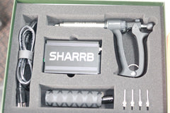Sharrb Steel Cartridge Filler Gun Standard 25 mL Tube | Shoots from 0.5 - 2.5 mL Increments| shoots in 0.8ml |   Vape Cartridge Filling Gun | Tube 50 mL | Shoots from 1.0 - 5.0 mL
