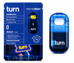 New TURN Retrovision Empty Carts Master Box | 10 Flavors x 5 Units Each | 50 Empty Carts