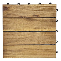 New Deck Wooden Outdoor Tiles | Pack of 10 Tiles| Free Shipment| 30 x 30 cm
