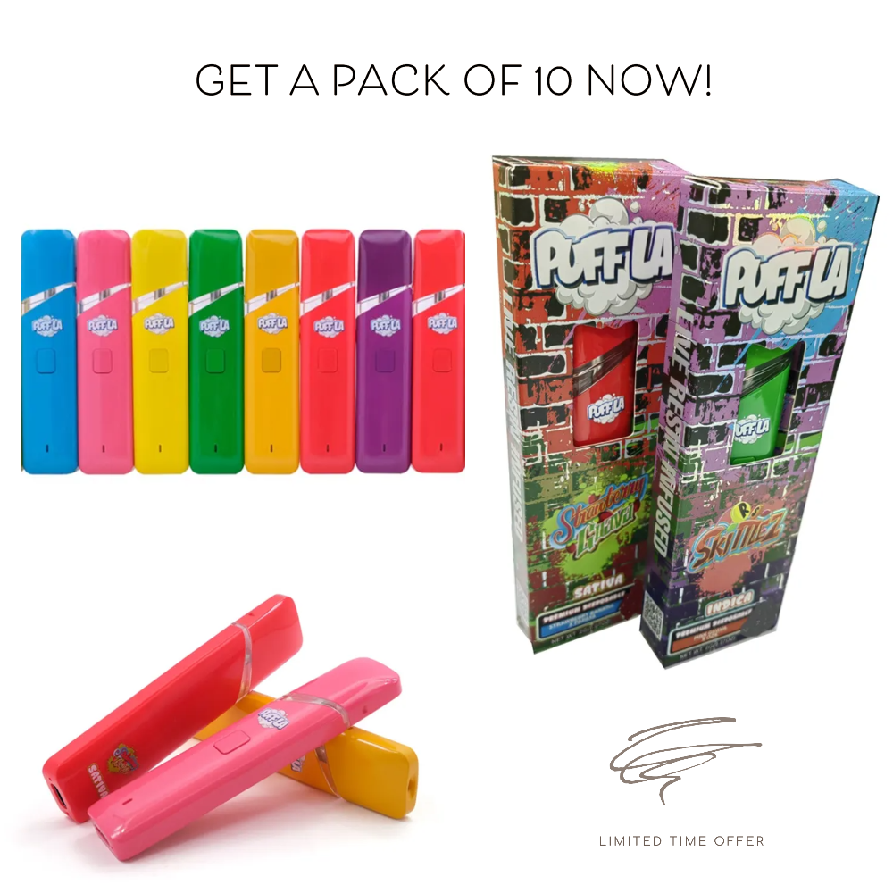 PUFF LA Disposable Empty Vape Pen Rechargeable 280mAh Vaporizer 2.0ml Capacity Vape Pen PUFF LA Disposable Pen (Empty) Empty Vape Pen by PUFF LA Rechargeable Vape Pen 280mAh Vaporizer with 2.0ml Capacity PUFF LA Vape Pen (Empty) Disposable Vape Pen by PUFF LA PUFF LA Vaporizer Pen PUFF LA Vape Pen Collection PUFF LA Disposable Vaporizer PUFF LA Empty Pen Pack PUFF LA Vape Pen Strains PUFF LA Disposable Pen Bulk