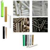 116mm Tube Vials Poptop Storage Containers Pre-Roll Tube Cigarette Tubes 500 Full Box by Zaam Products