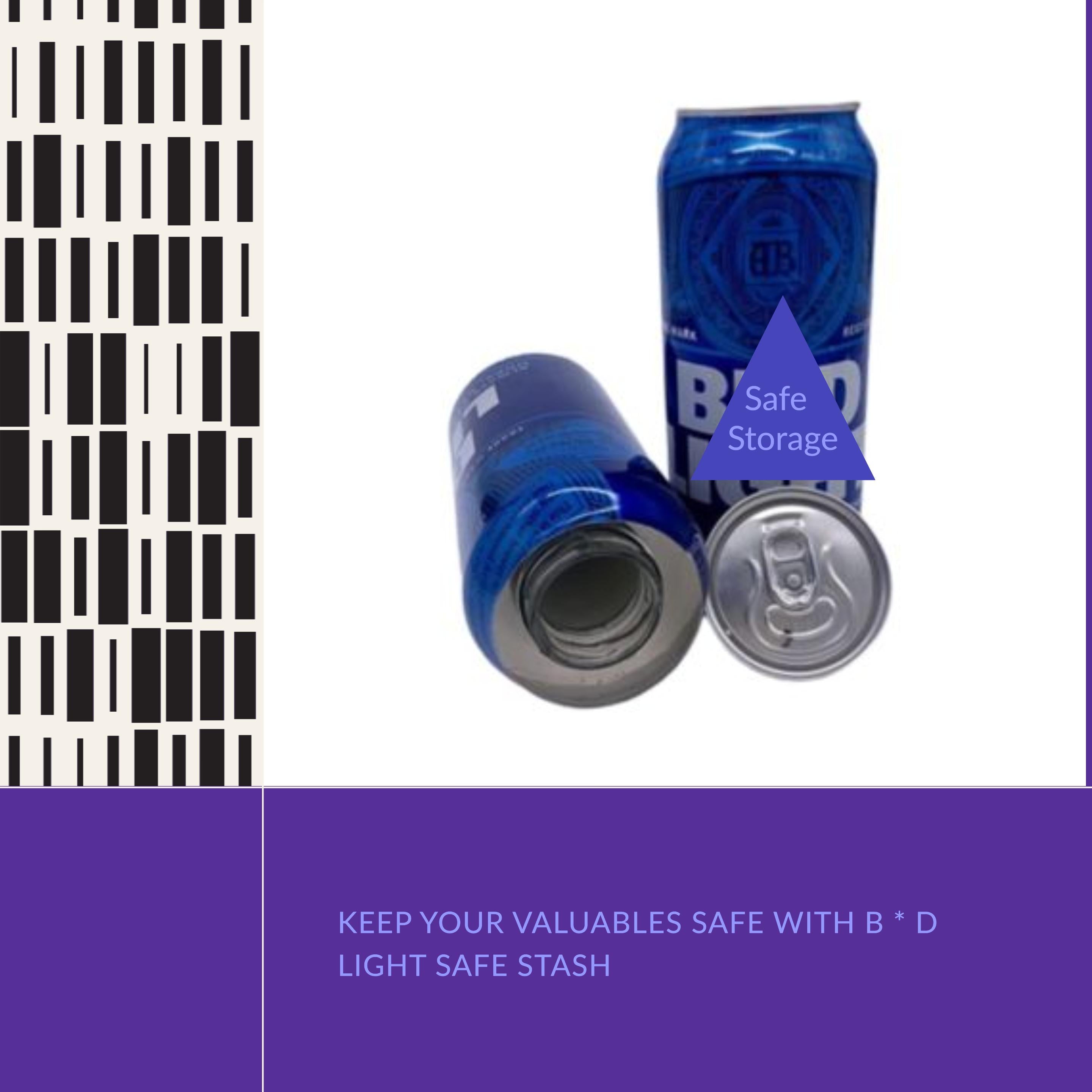 Bud Light Safe Diversion Can - Clever Stash Can for Hiding Valuables | Discreet and Secure Diversion Safes