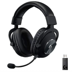 Logitech G PRO X Wireless LIGHTSPEED Gaming Headset – Blue VO!CE Mic Tech, 50mm PRO-G Drivers, DTS Headphone:X 2.0 Surround, 20+ Hours Battery – PC, PS5, PS4, Switch
