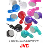 JVC Gumy In-Ear Wired Headphones – Comfortable Earphones with 3.5mm Jack, 9mm Neodymium Drivers, Compatible with iPhone, Samsung & More – Multiple Colours