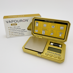VAPOURON Digital Pocket Scale G200 (200g x 0.01g) Golden With Batteries