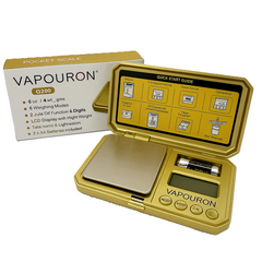 VAPOURON Digital Pocket Scale G200 (200g x 0.01g) Golden With Batteries