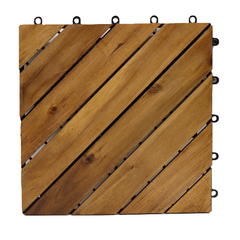 New Deck Wooden Outdoor Tiles | Pack of 10 Tiles| Free Shipment| 30 x 30 cm