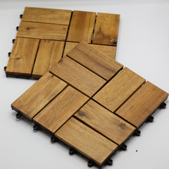 New Deck Wooden Outdoor Tiles | Pack of 10 Tiles| Free Shipment| 30 x 30 cm