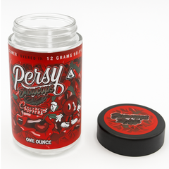 Persy Minis Snowballs – Complete 16 Flavors (Empty Jars, For Display Use Only) | One Ounce Capacity – "For Trappers Not Rappers" | Los Angeles Drop