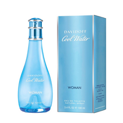 DAVIDOFF Cool Water Woman Eau de Toilette 100ml – Fresh Floral & Fruity Perfume for Women